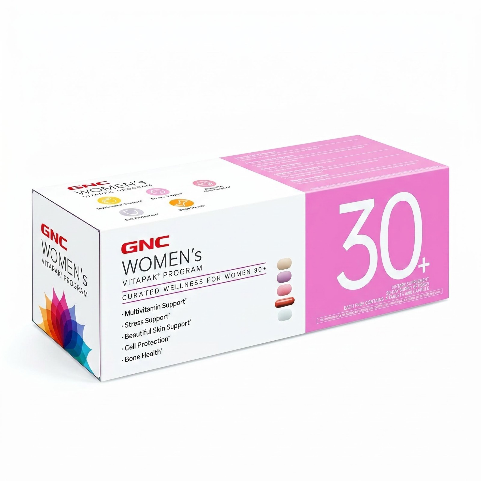 4 packs GNC Women’s 30+ Vitapak, Multivitamin for Daily-New health care