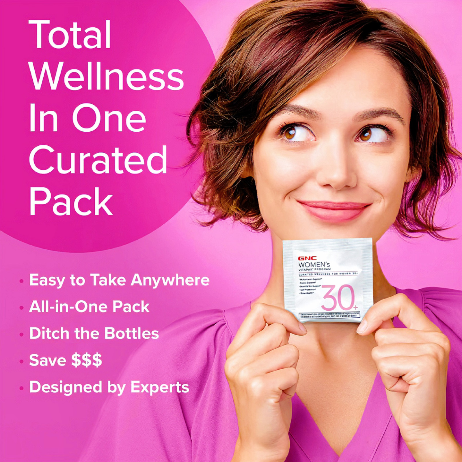 4 packs GNC Women’s 30+ Vitapak, Multivitamin for Daily-New health care