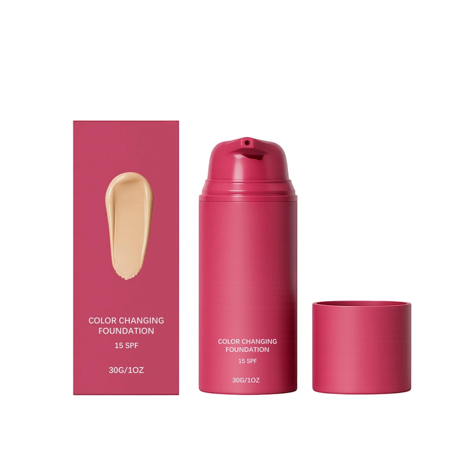 Foundation Korean, Color Changing Foundation, For All Skin Types