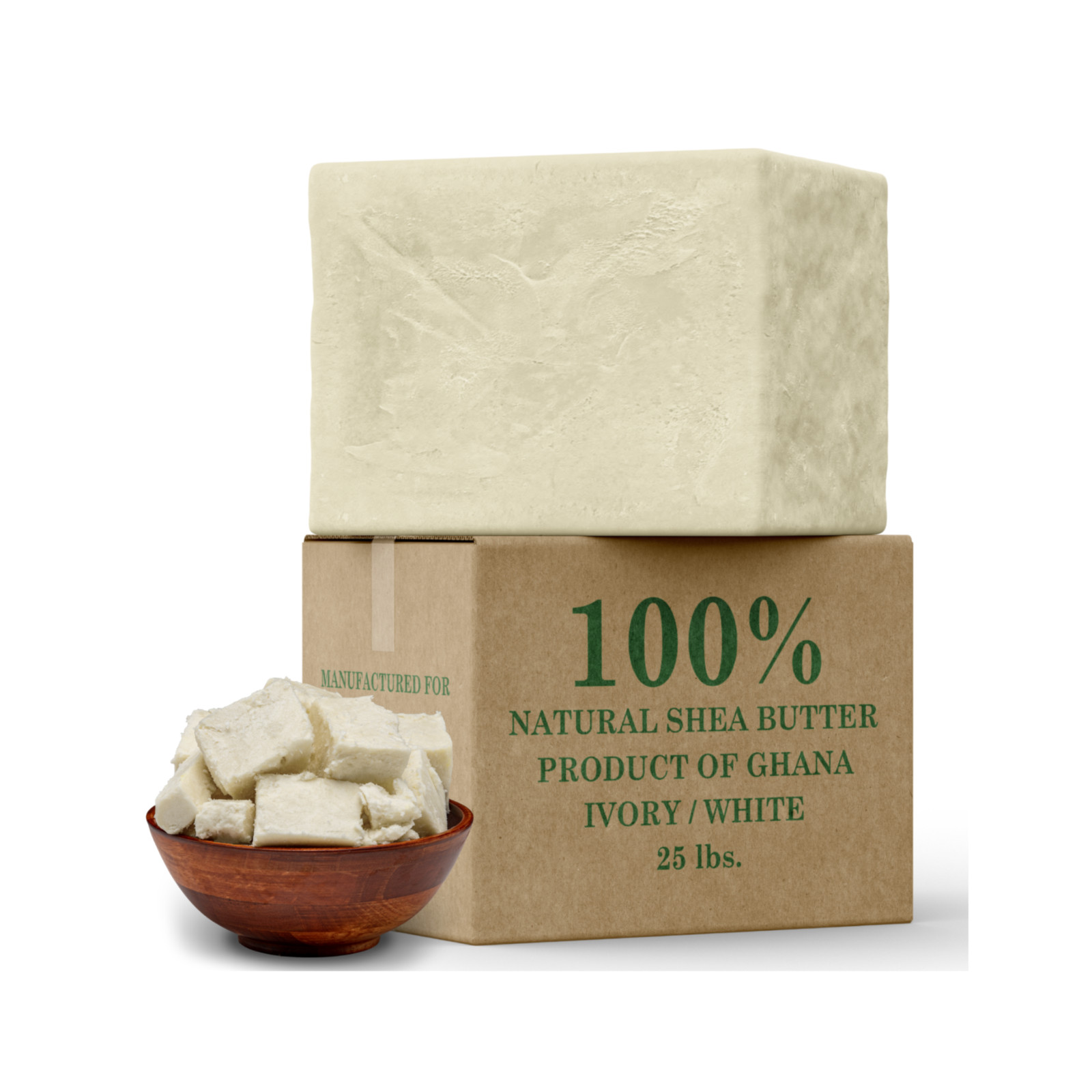 Raw African Shea Butter 16 oz. 100% Pure Organic Natural Unrefined From Ghana