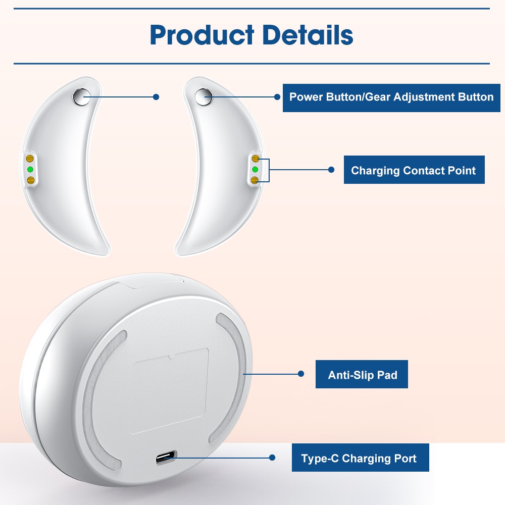Red Light Under Eye Therapy Massager Microcurrent Eye Care Dark Circles Removal