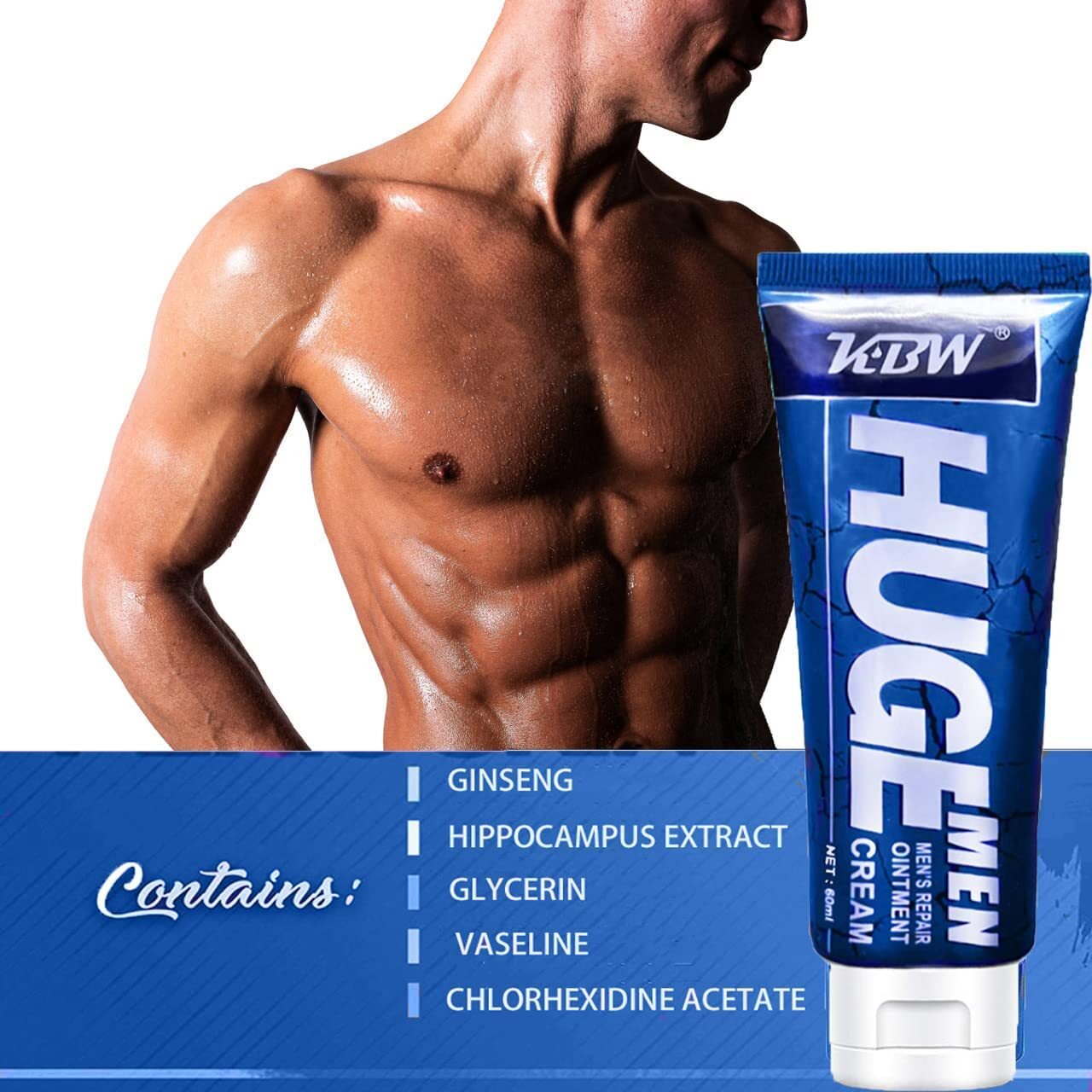 60ML Enlargement Cream Sex Thicker Gel Increase Big Size Male Delay Sex Cream