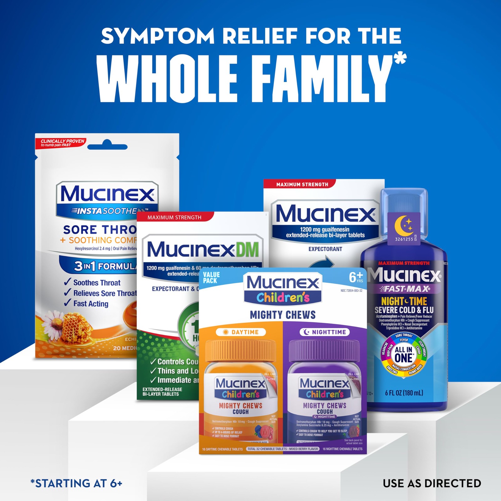 Mucinex Childrens Mighty Chews Kids Cough Medicine Daytime And Nighttime Value