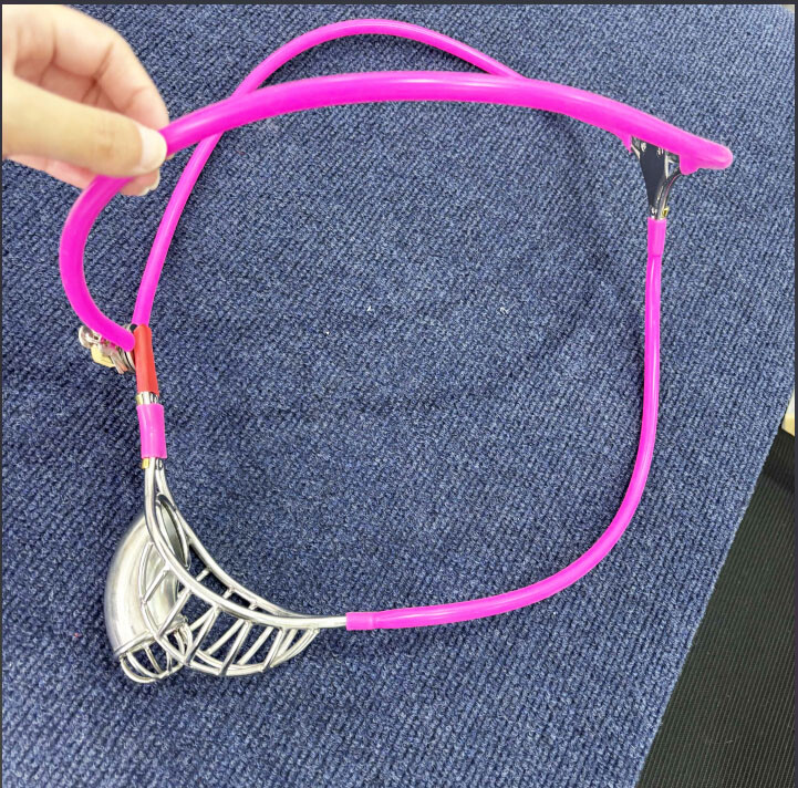 Stainless Steel Chastity Belt Device Back Male Underwear Bandage Chastity Cage