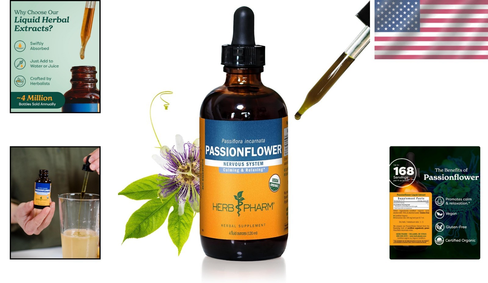 Passionflower Liquid Extract – Holistic Nervous System Support Supplement