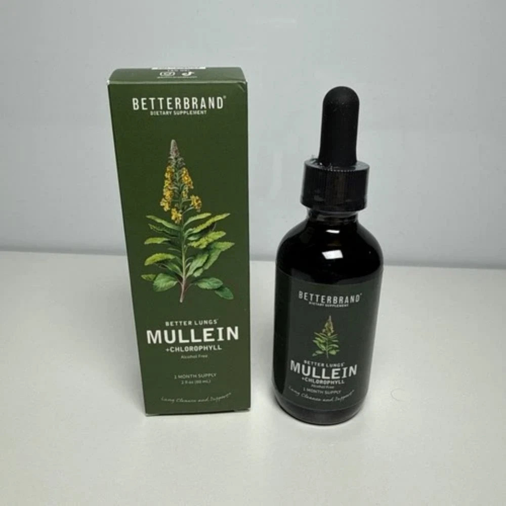 Betterbrand Better Lungs Mullein Leaf Extract Lung Cleanse & Support*/
