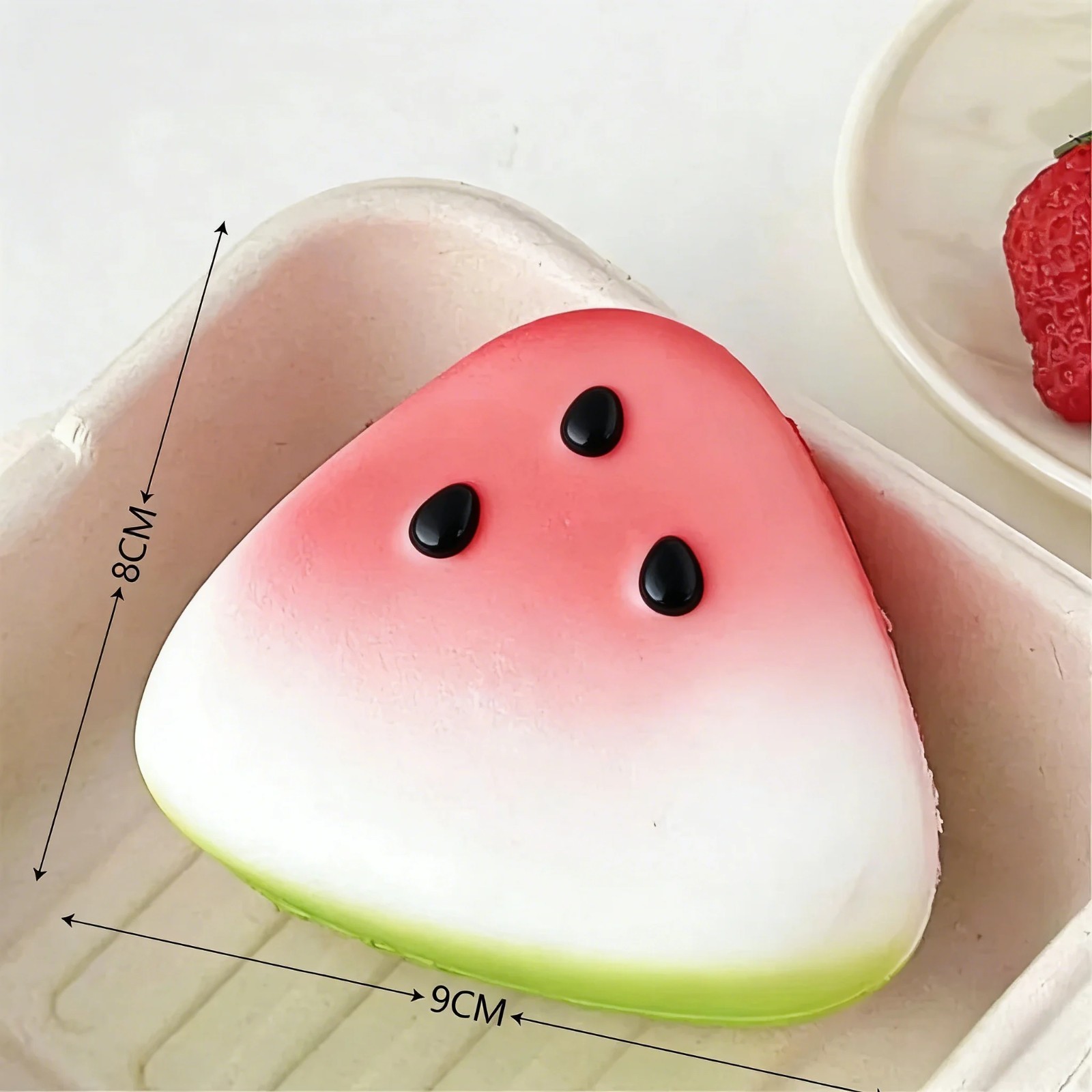 1PC Squishy Watermelon Fidget Toy Slow Rising Squeeze Stress Relief Toy