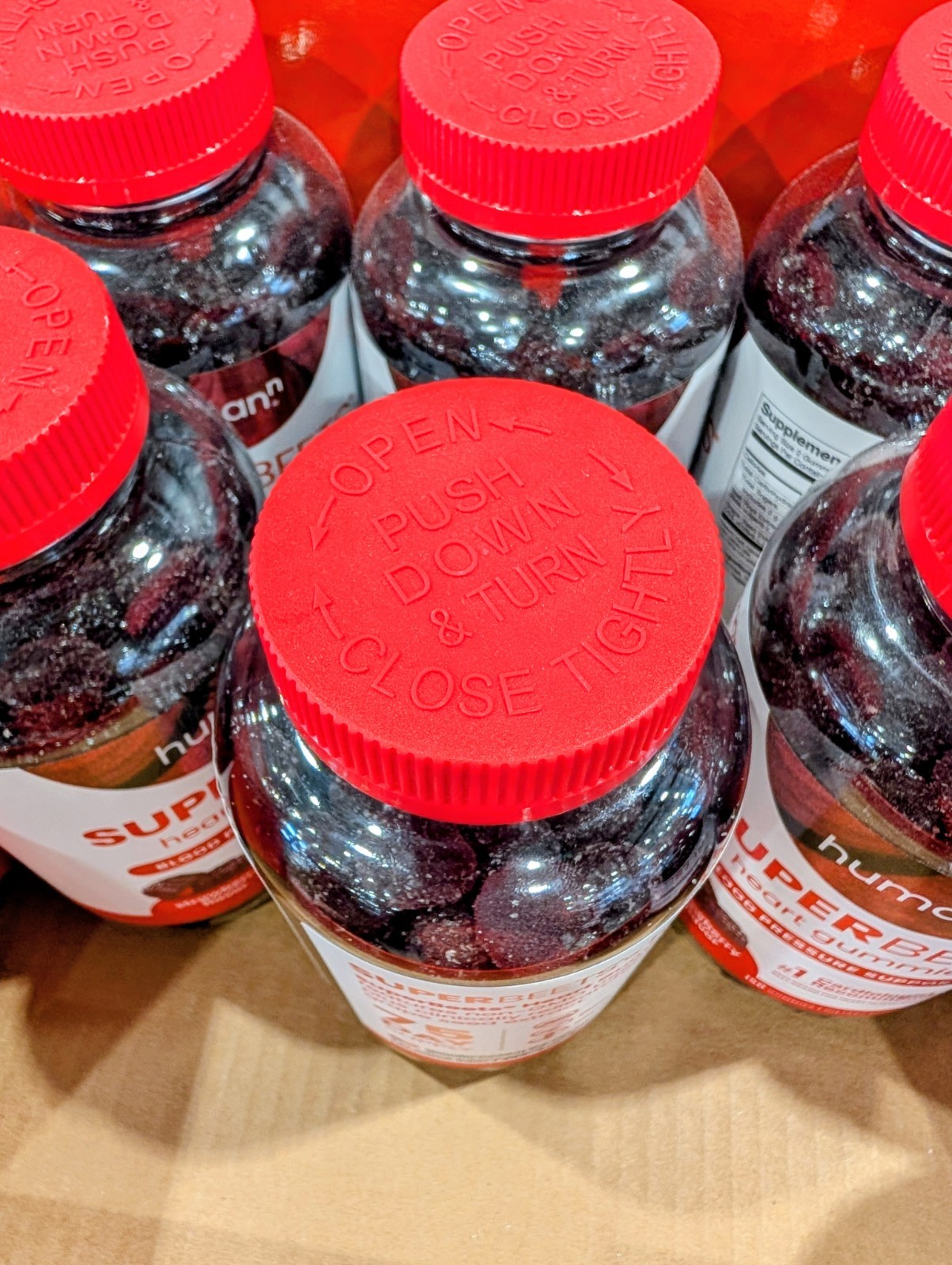 Humann SuperBeets Heart Gummies Strawberry 150 Count EXP 03-2028