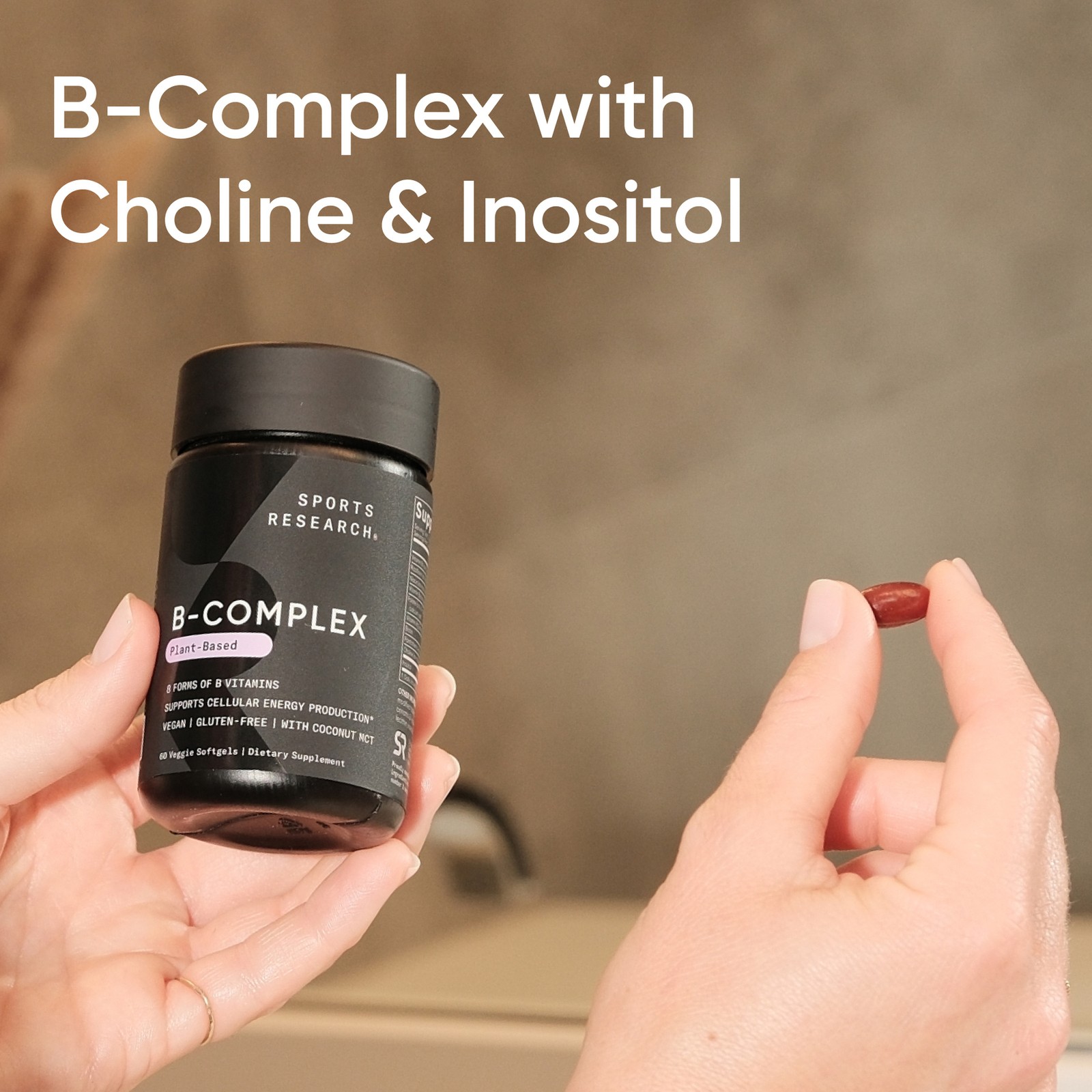 Vitamin B-Complex (60 veggie softgels)