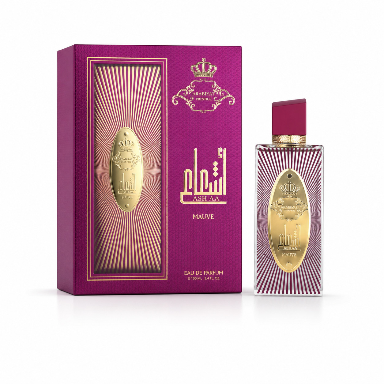 ARABIYAT PRESTIGE ASHAA MAUVE EAU DE PARFUM 3.7FL.OZ