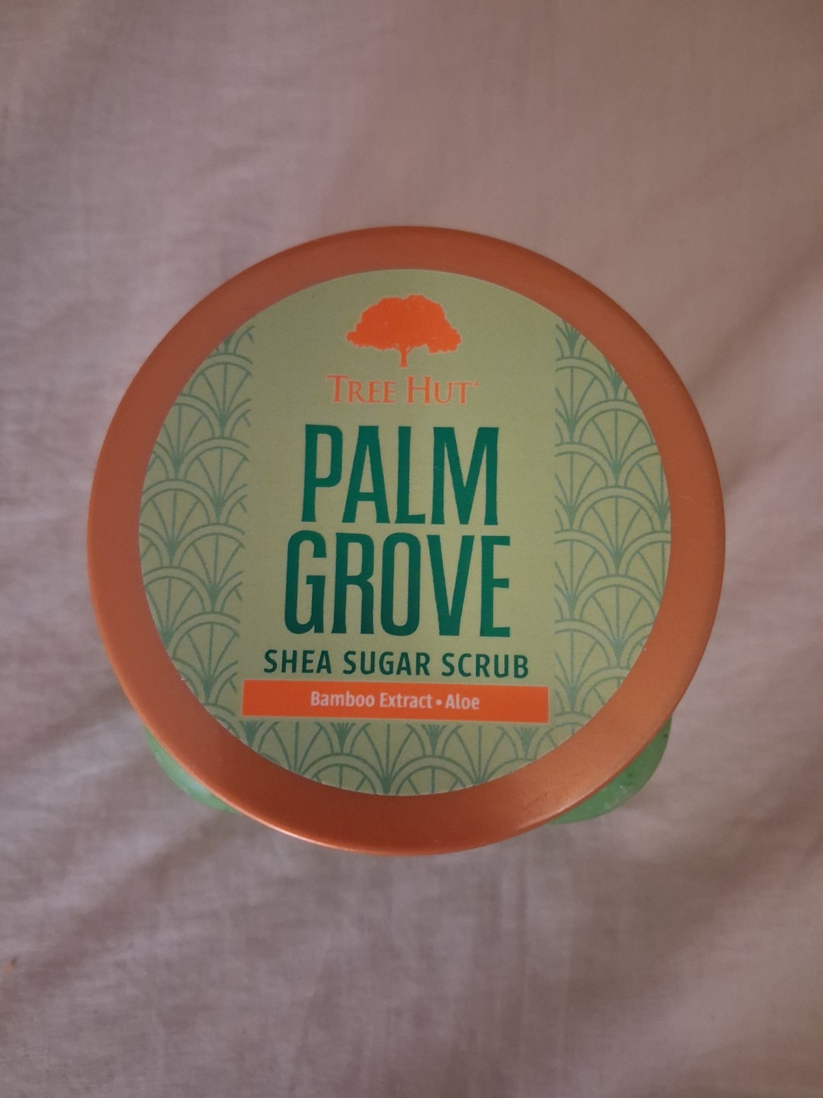 Tree Hut Palm Grove Shea Sugar Scrub 18 oz Bamboo Aloe New