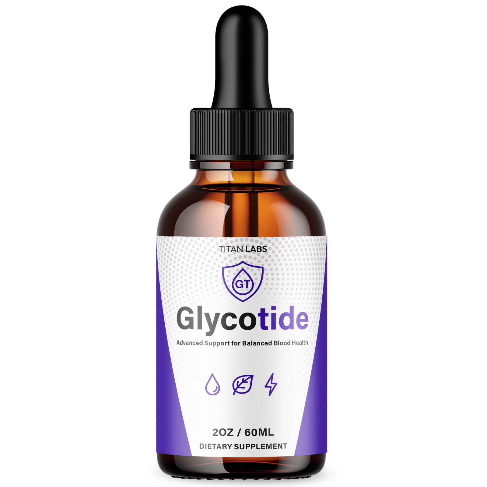 (1 Pack) Glycotide Drops Advanced Blood Support Formula Glyco Tide 30 Servings