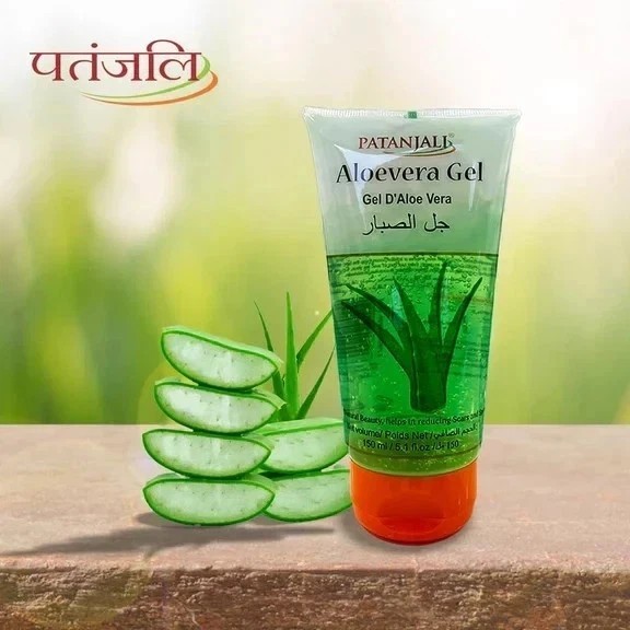 Patanjali Saundarya Aloe Vera Gel 60ml Herbal Skin Moisturizer Hydration