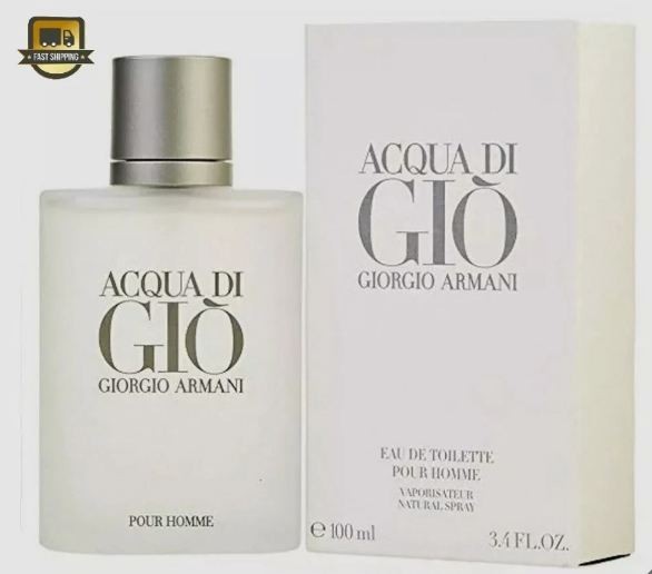 Giorgio Armani Acqua Di Gio 3.4oz Men’s Eau de Toilette -New In Box
