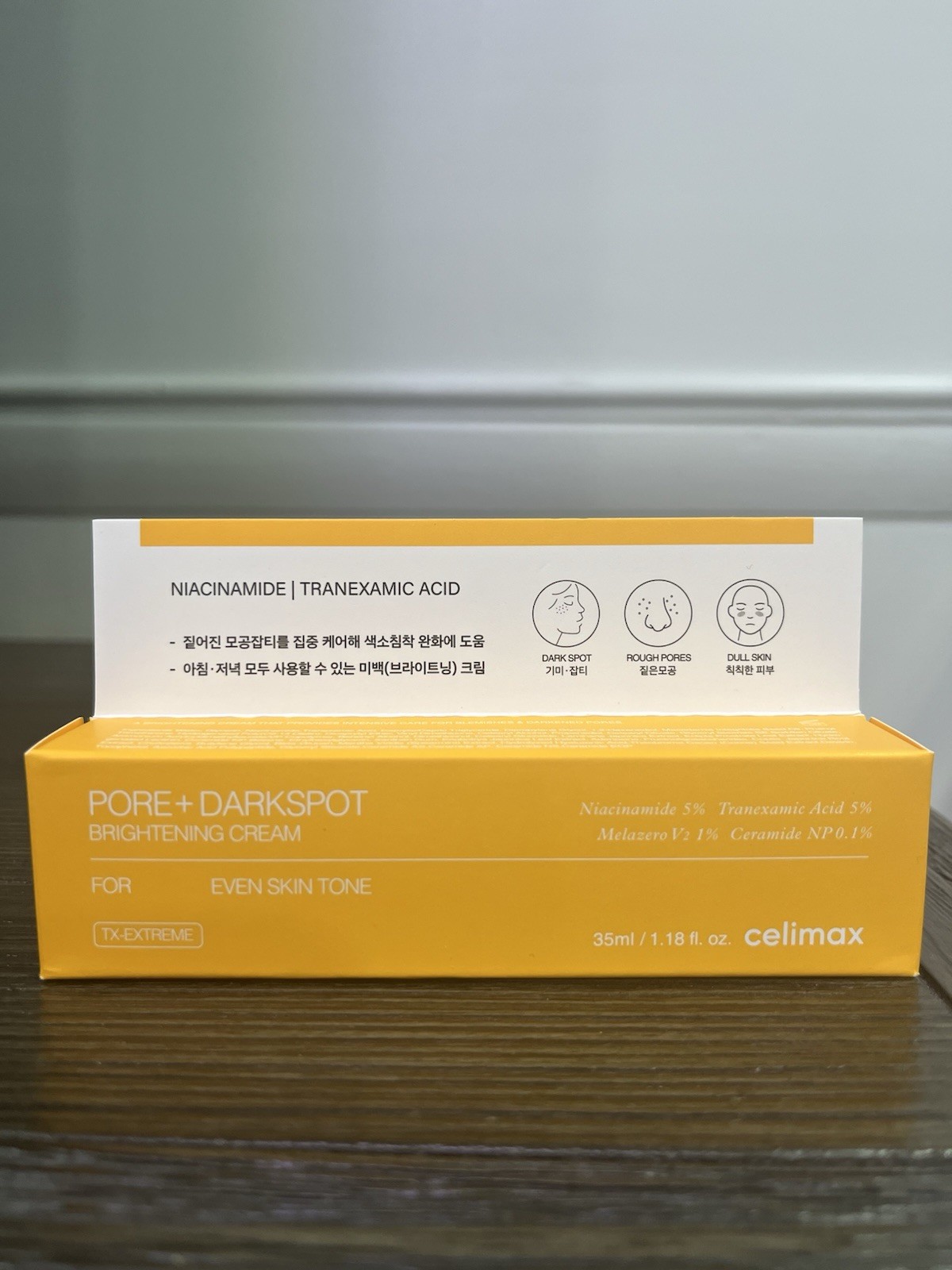 Celimax Pore + Dark Spot Brightening Cream 35ml | Niacinamide | Tranexamic Acid