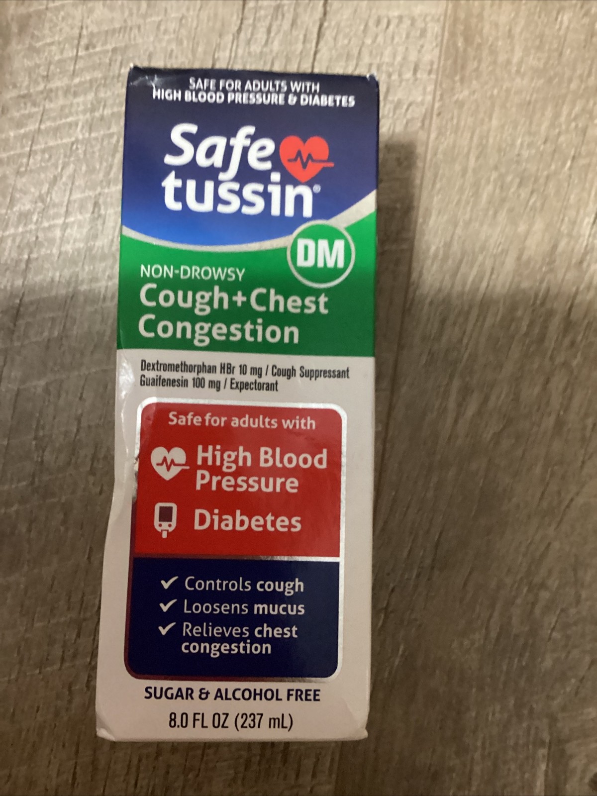 Safetussin, Dm Cough + Chest Congestion Liquid, 8 Oz Non-drowsy
