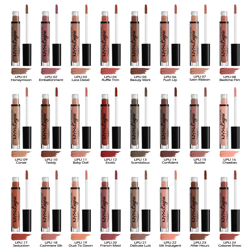 1 NYX Lip Lingerie Liquid Lipstick – Matte “Pick Your 1 Color” *Joy’s cosmetics*