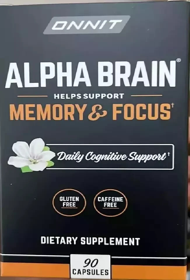 Onnit Labs Alpha Capsules,brain and nervous system health,90pcs