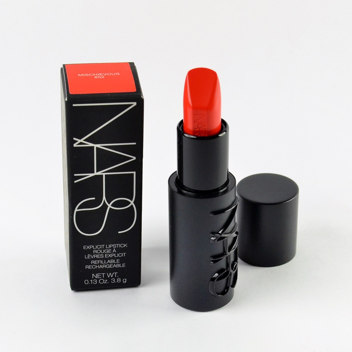 Nars Explicit Lipstick Refillable 852 MISCHIEVOUS – Full Size 0.13 Oz. / 3.8 g