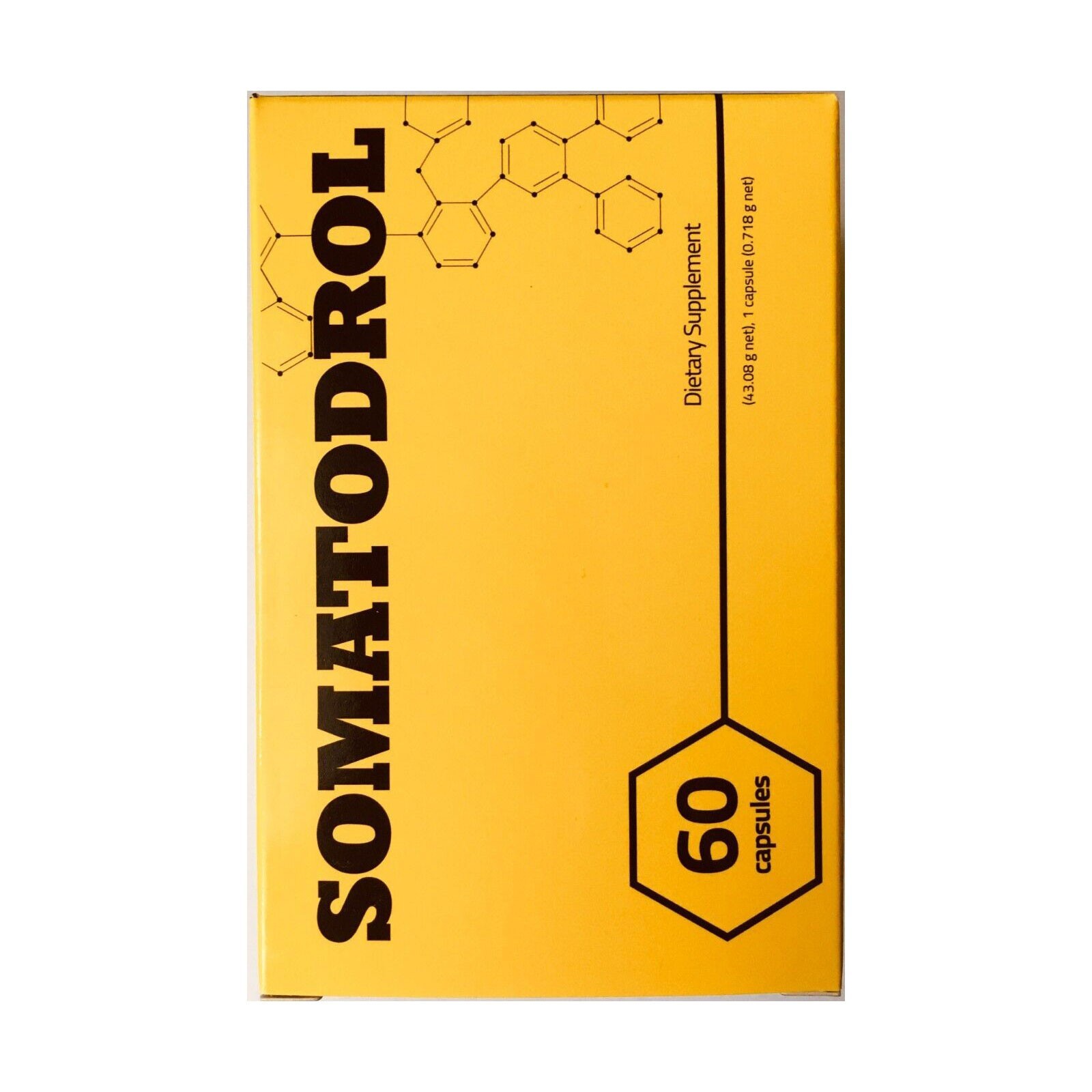 SOMATODROL – 60-240 Capsules – Regeneration Energy Natural Testo-Booster Muscle