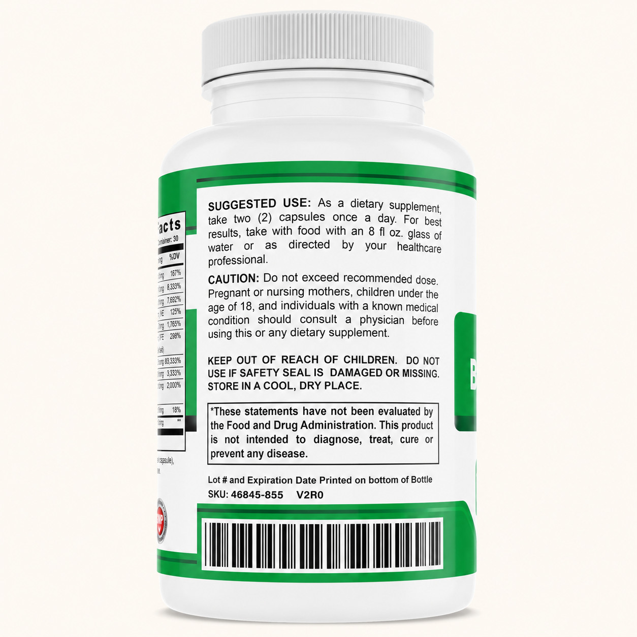 Nature Evolve B-12 Complex 60ct 6 Essential B-Vitamins USA made