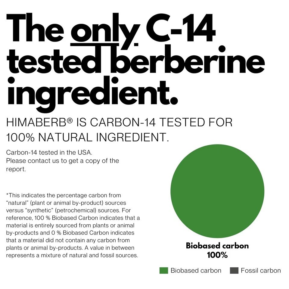Folius Labs Berberine HCl 500mg 60 Caps| Blood Sugar, Cholesterol & PCOS Support