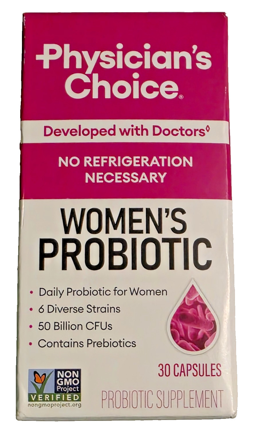 Physician’s Choice Women’s Probiotic 30 Veggie Caps Exp: April 2027