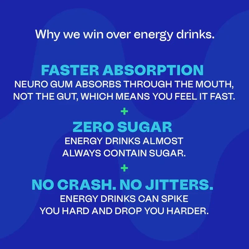 2 PACK-LUXRY Neuro Energy&Focus Mints Peppermint 6Pack Caffeine Vegan Zero Sugar