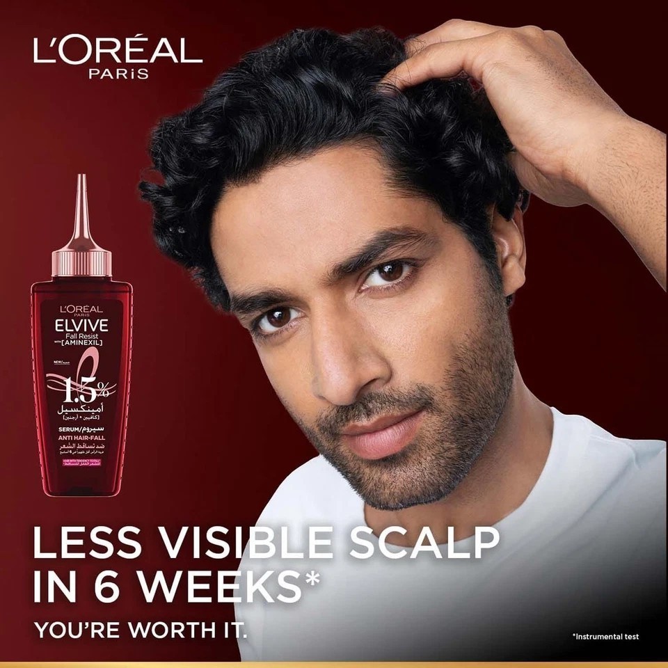 L’Oréal Paris Fall Resist Anti Hair Fall Serum with 1.5% Aminexil, (102ml)