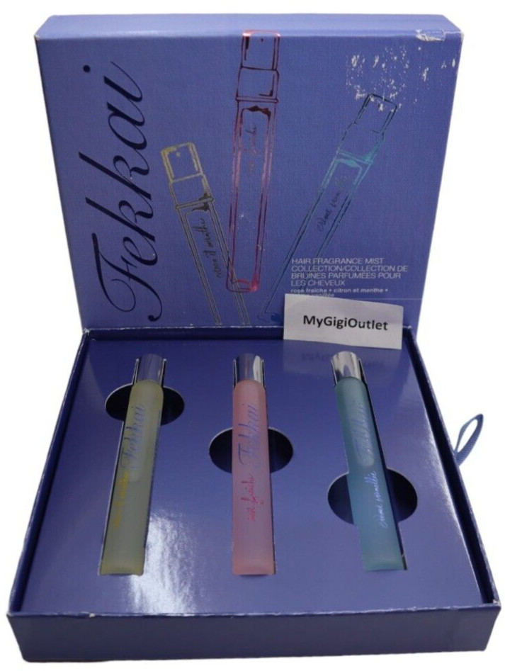 FEKKAI Hair Fragrance Mist Collection 3 x 10mL / 0.33 fl oz (3 Piece Set)