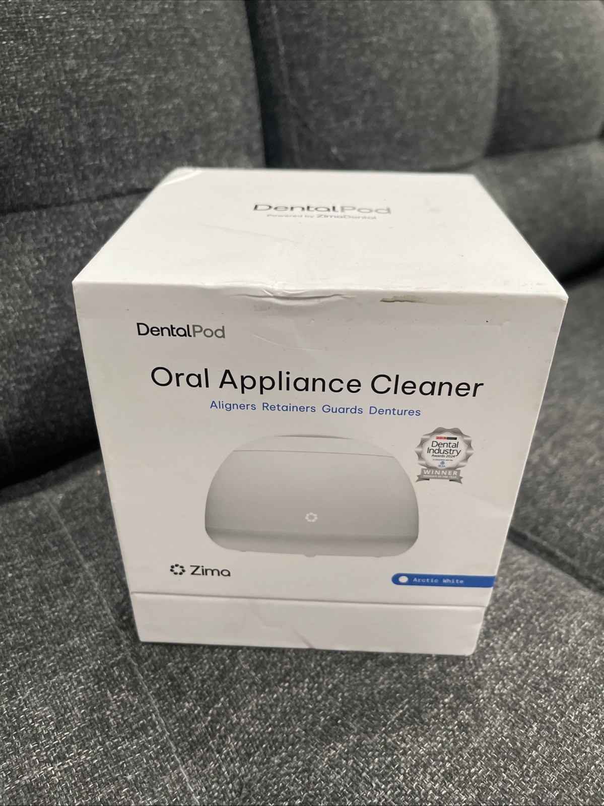 Zima Dental Pod Oral Appliance Ultrasonic Cleaner for Retainer, Denture, Aligner