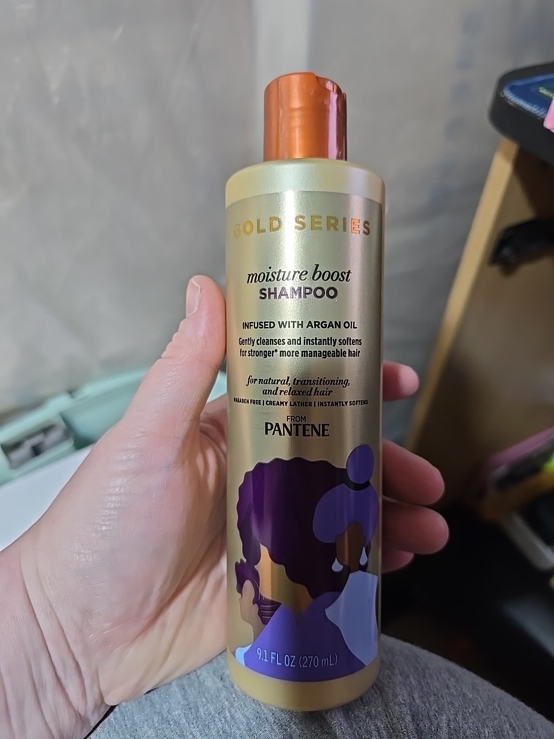 Gold Series Moisture Boost From Pantene Argan Oil 9.1 Fl Oz New Discontinued HTF