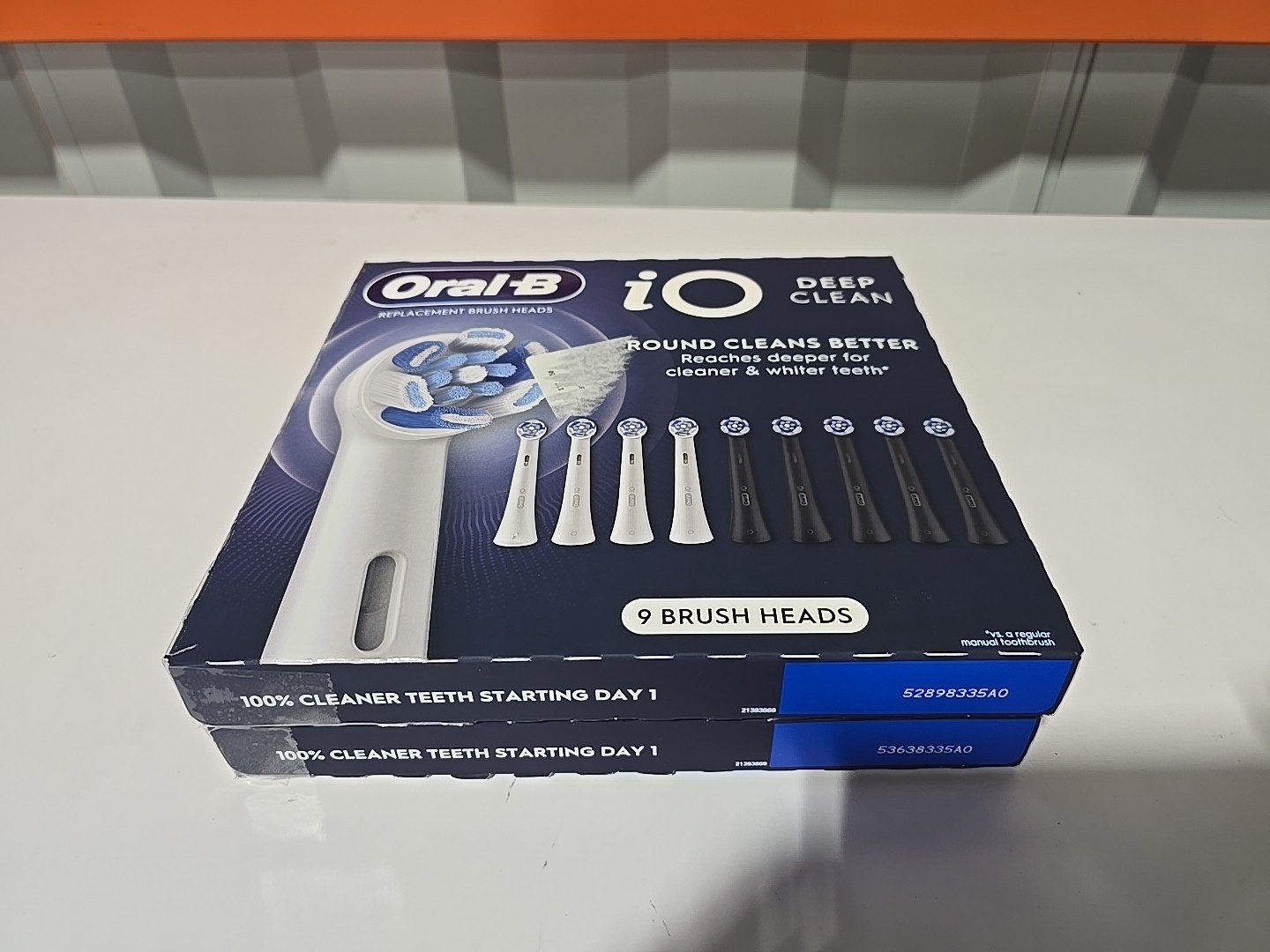 Oral-B iO Deep Clean Replacement Toothbrush Heads 9-Pack