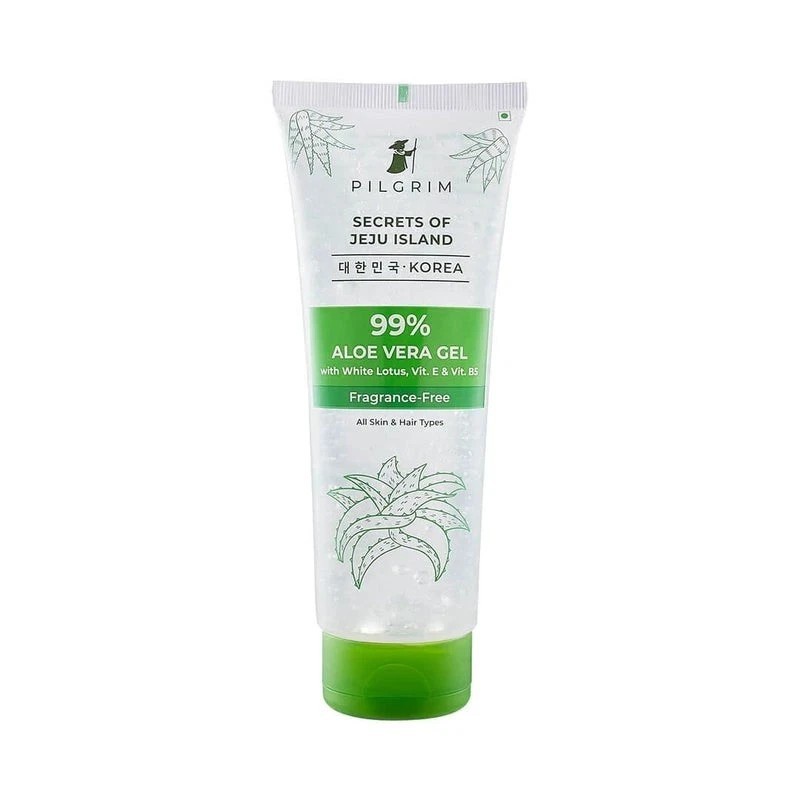 1 Pc x 200 ML of Pilgrim 99% Aloe Vera Gel Discover Smooth Skin And Lustrus Hair