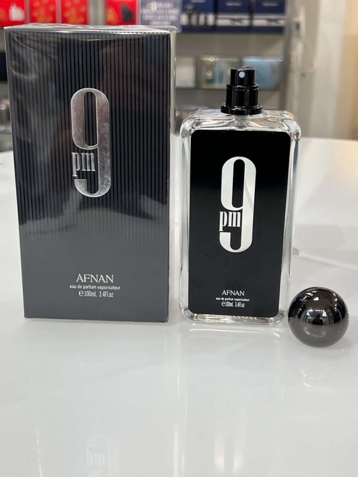 AFNAN 9 PM EAU DE PARFUM SPRAY FOR MEN 3.4 Oz / 100 ml BRAND NEW ITEM!!!