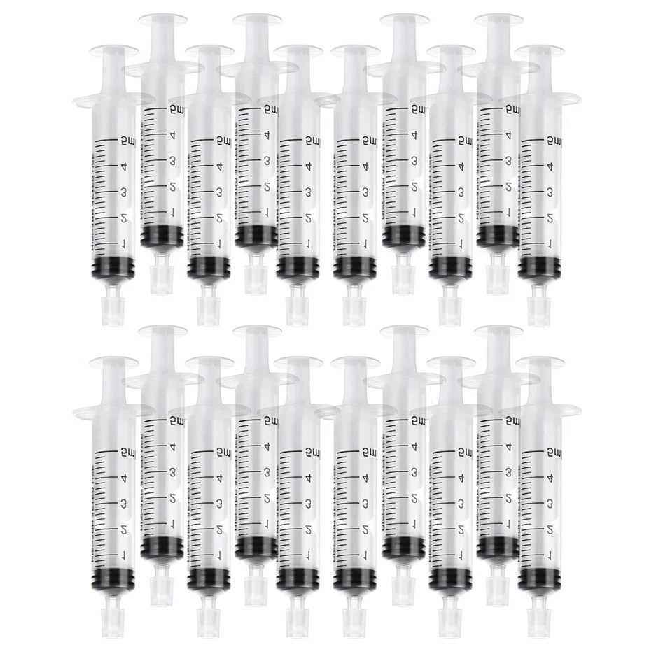 10/20pcs 5ml Plastic Syringe Perfume Dispenser Cosmetic Refill Tool