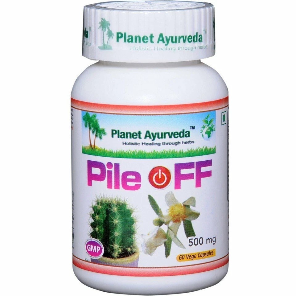 Planet Ayurveda Pile off Capsules – 60 Capsules