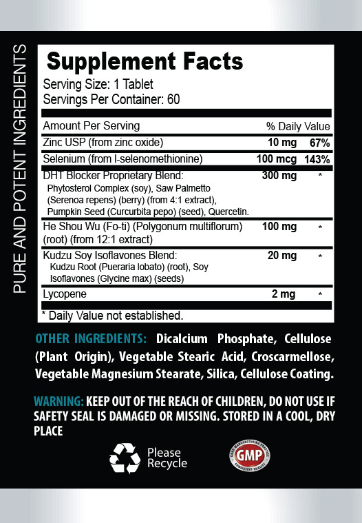 anti inflammation capsules – DHT BLOCKER HAIR FORMULA – zinc hair loss 1BOTTLE