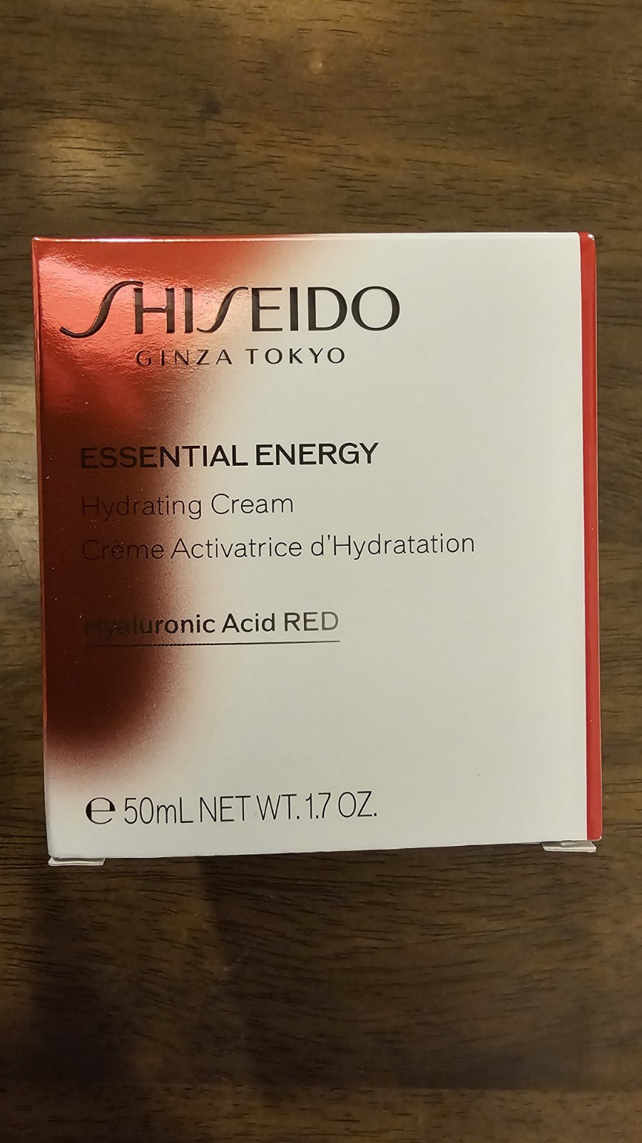 Shiseido Essential Energy Hydrating Cream 50mL – Hyaluronic Acid RED Moisturizer