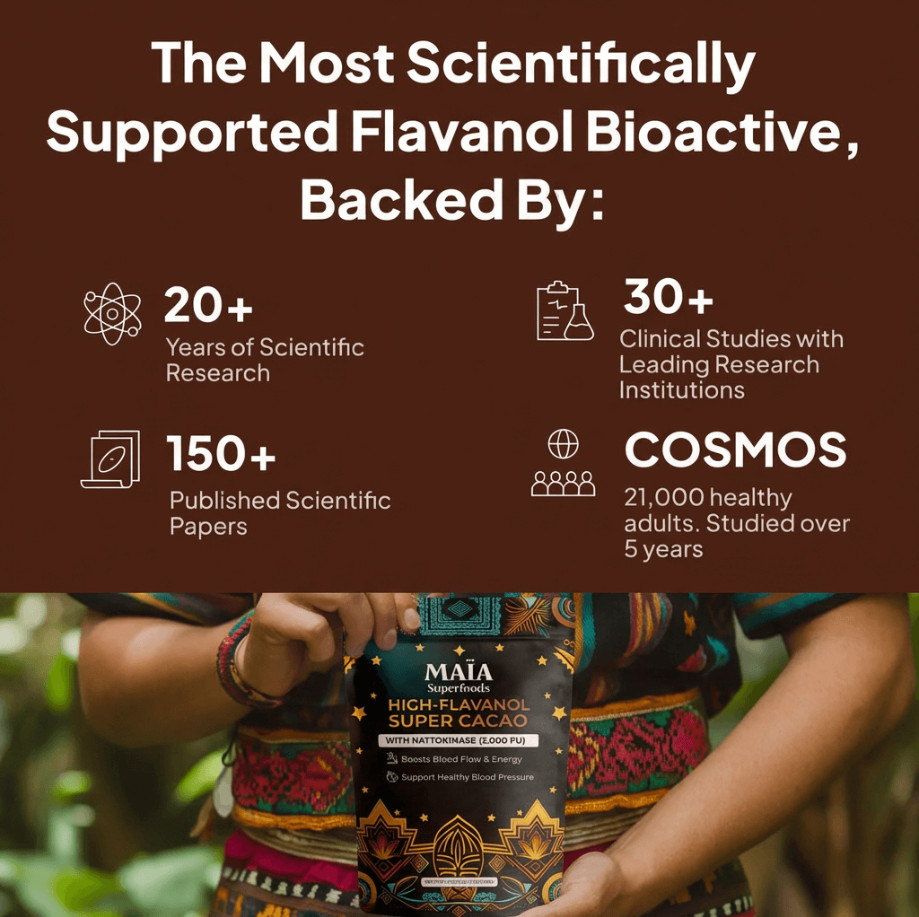 Maia Superfoods – High Flavanol Super Cacao, 7oz (200g) 30 servings