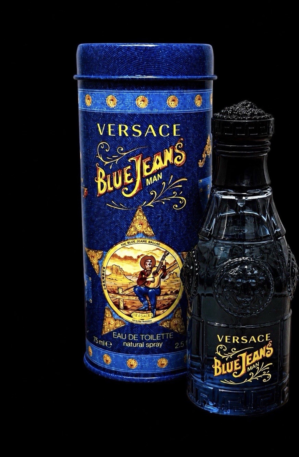 Versace Blue Jeans Eau de Toilette Spray 2.5 fl oz Regular Size