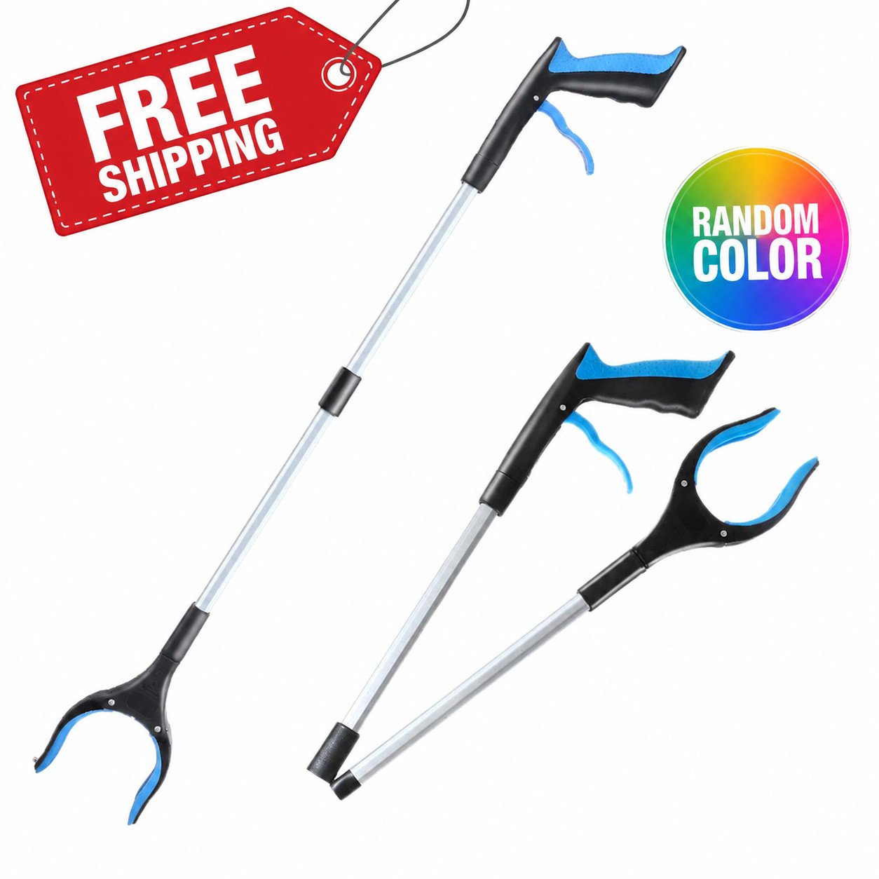 Trash Reacher Grabber Industrial Pick Up Stick Heavy Duty Helping Grabber Tool