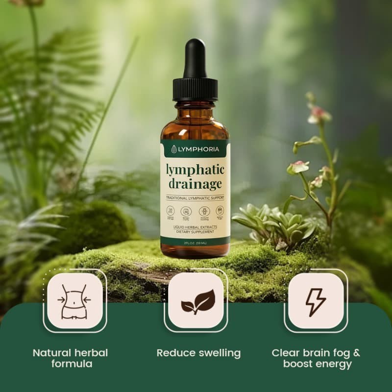 Bloat Relief – Lymphatic Drainage & Immune Support Lymphoria 59ml – Detox,