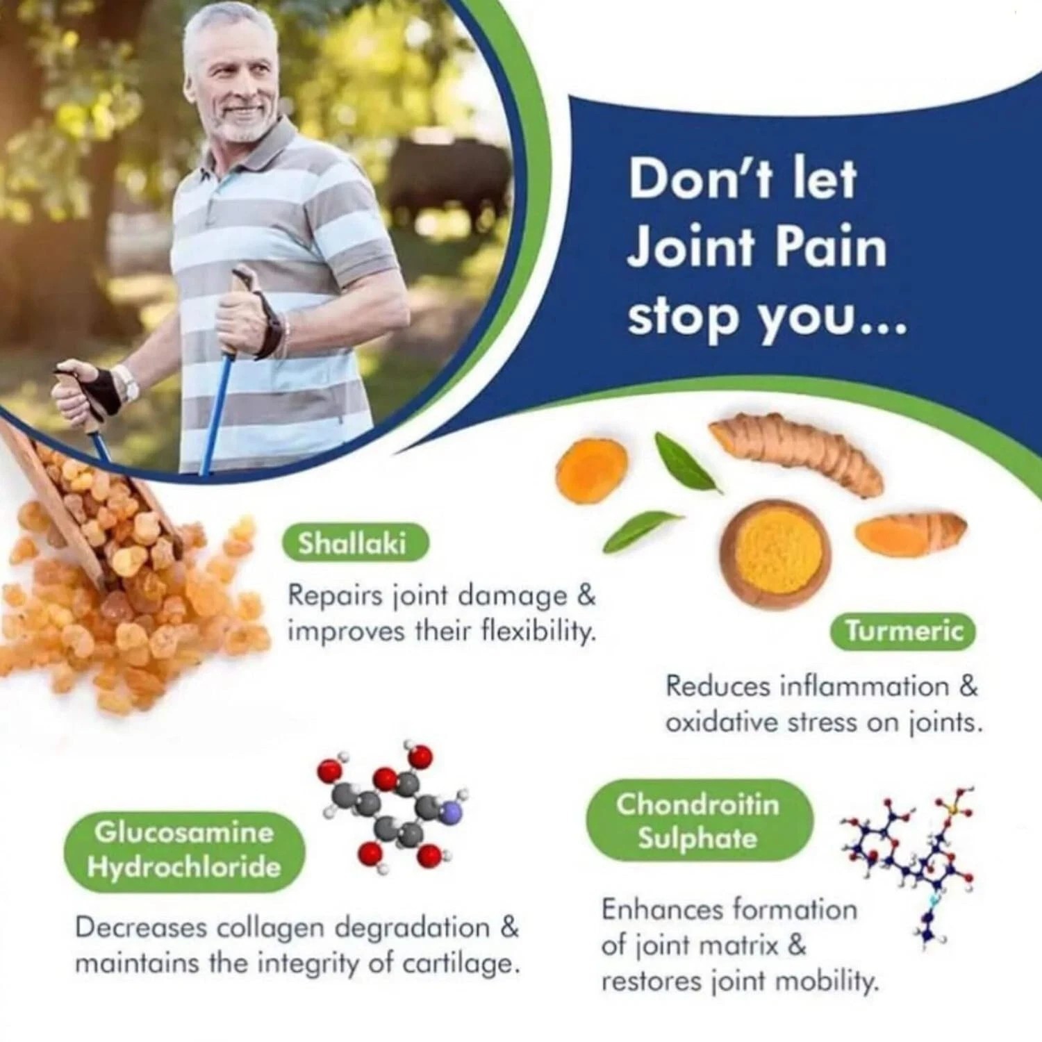 Go 365 Nutra Tablet for Joint Health & Pain Relief (Pack of 3 x 30 Tablets)