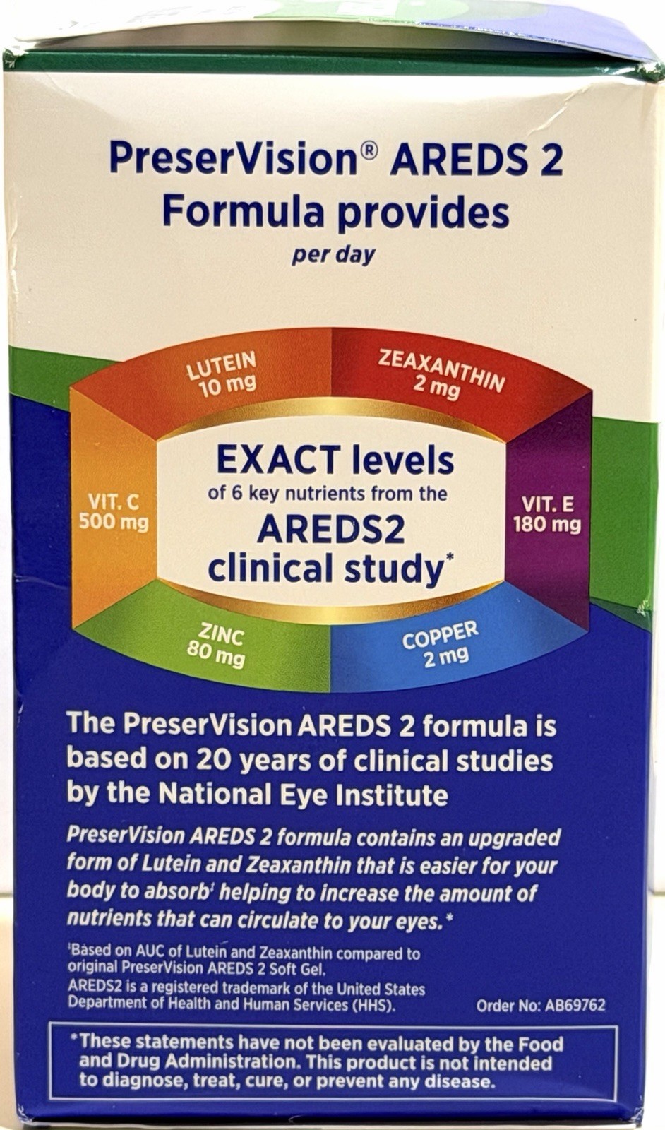 Bausch + Lomb PreserVision AREDS 2 Eye Vitamins 120 Mini Softgels Exp 09/2026