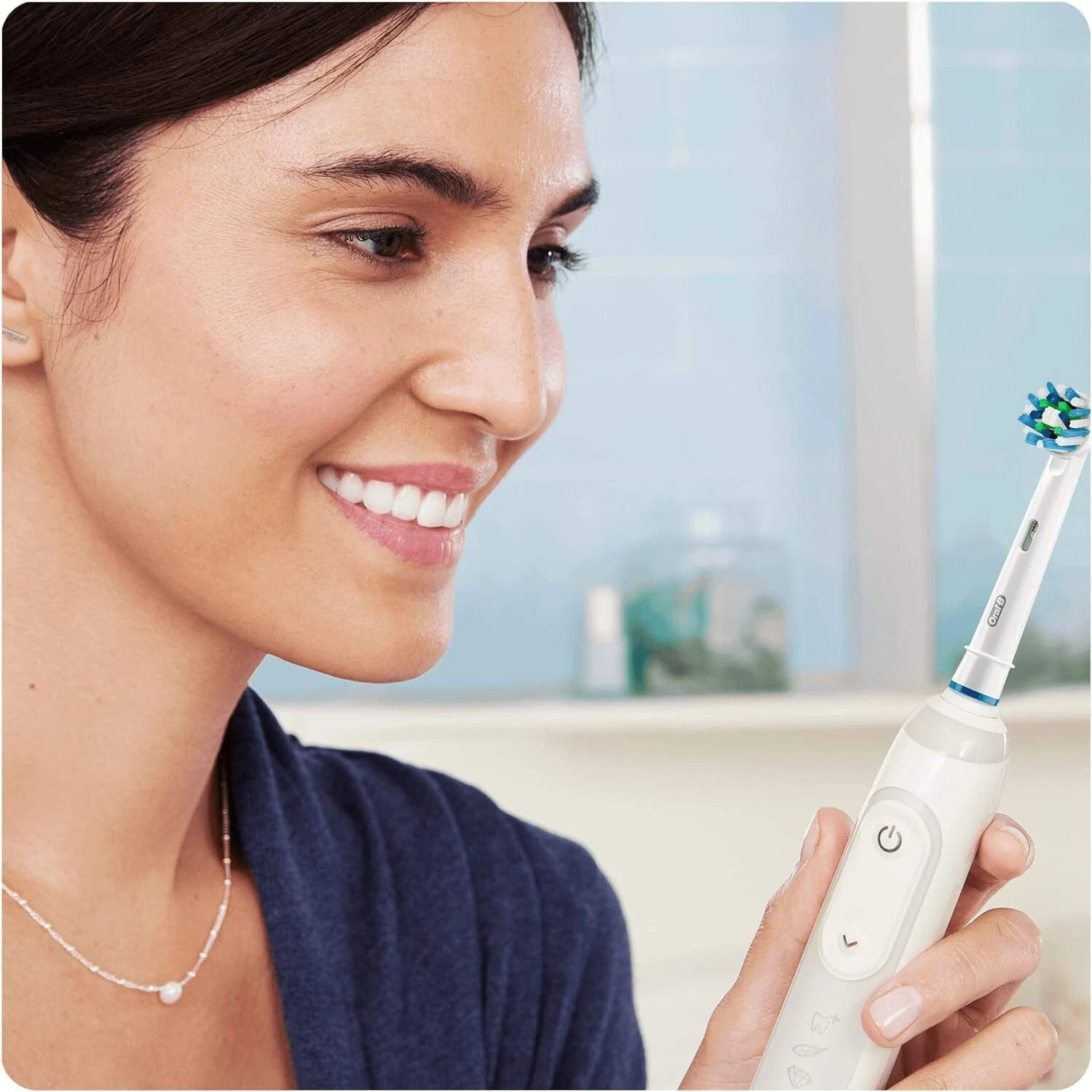Oral B Cross Action Electric Toothbrush Replacement Brush Heads Refill, 10 Count