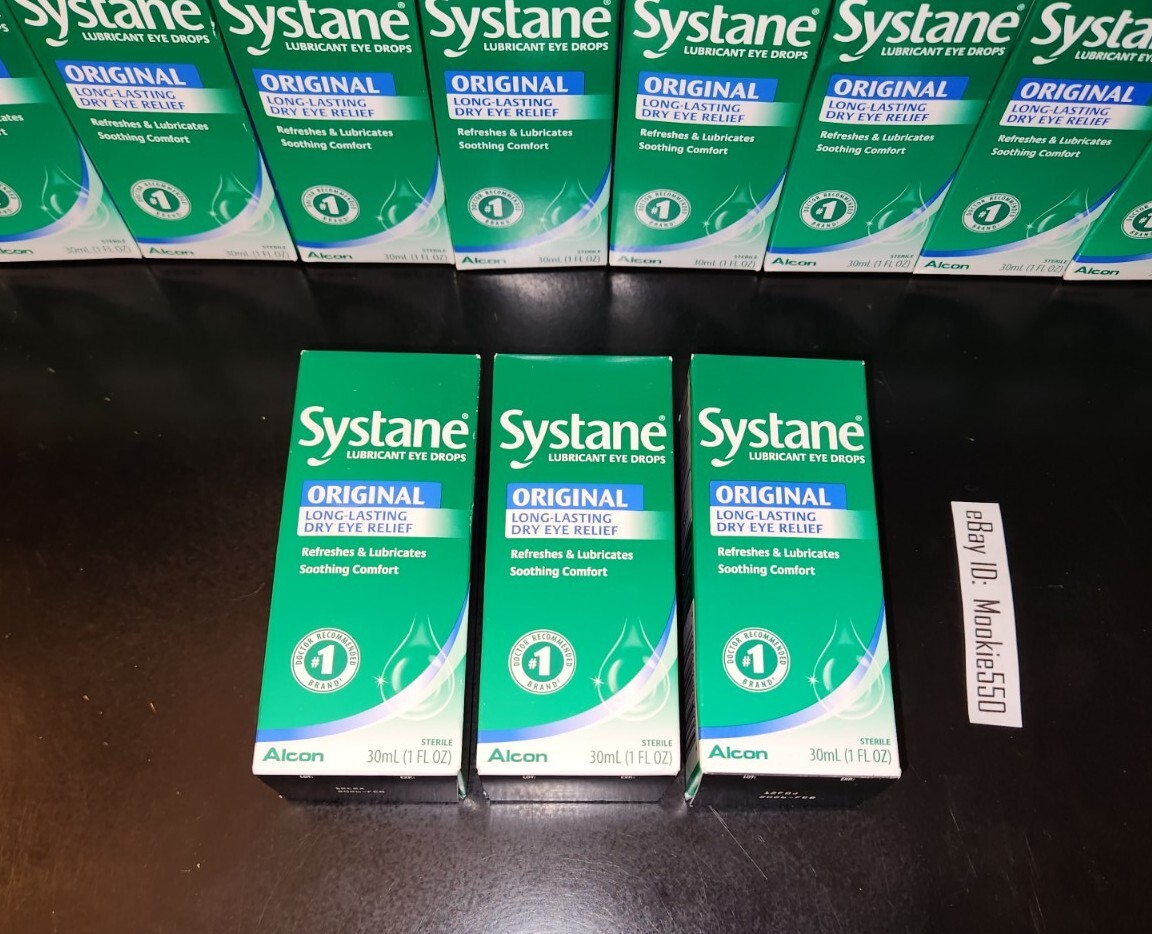 EXP 04/2026! 3 LOT LARGE 1oz (30mL) SYSTANE Long-Lasting Dry Eye Relief Drops