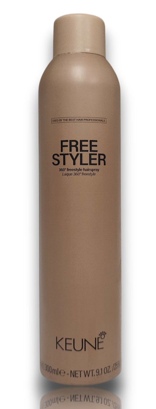 KEUNE Free Styler 9.1 oz 300ml 259 gr 360° Freestyle Hair Spray – New