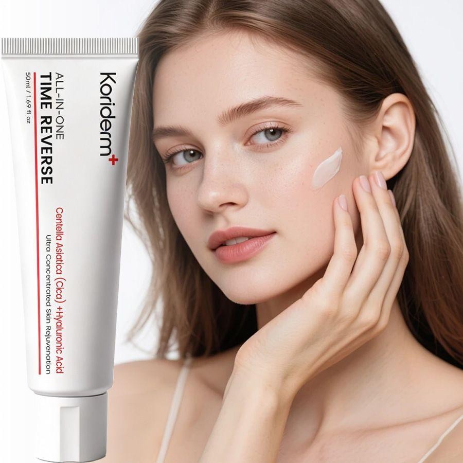 Koriderm Time Reverse Cream, Koriderm Cream for Face for All Skin Types-50ml