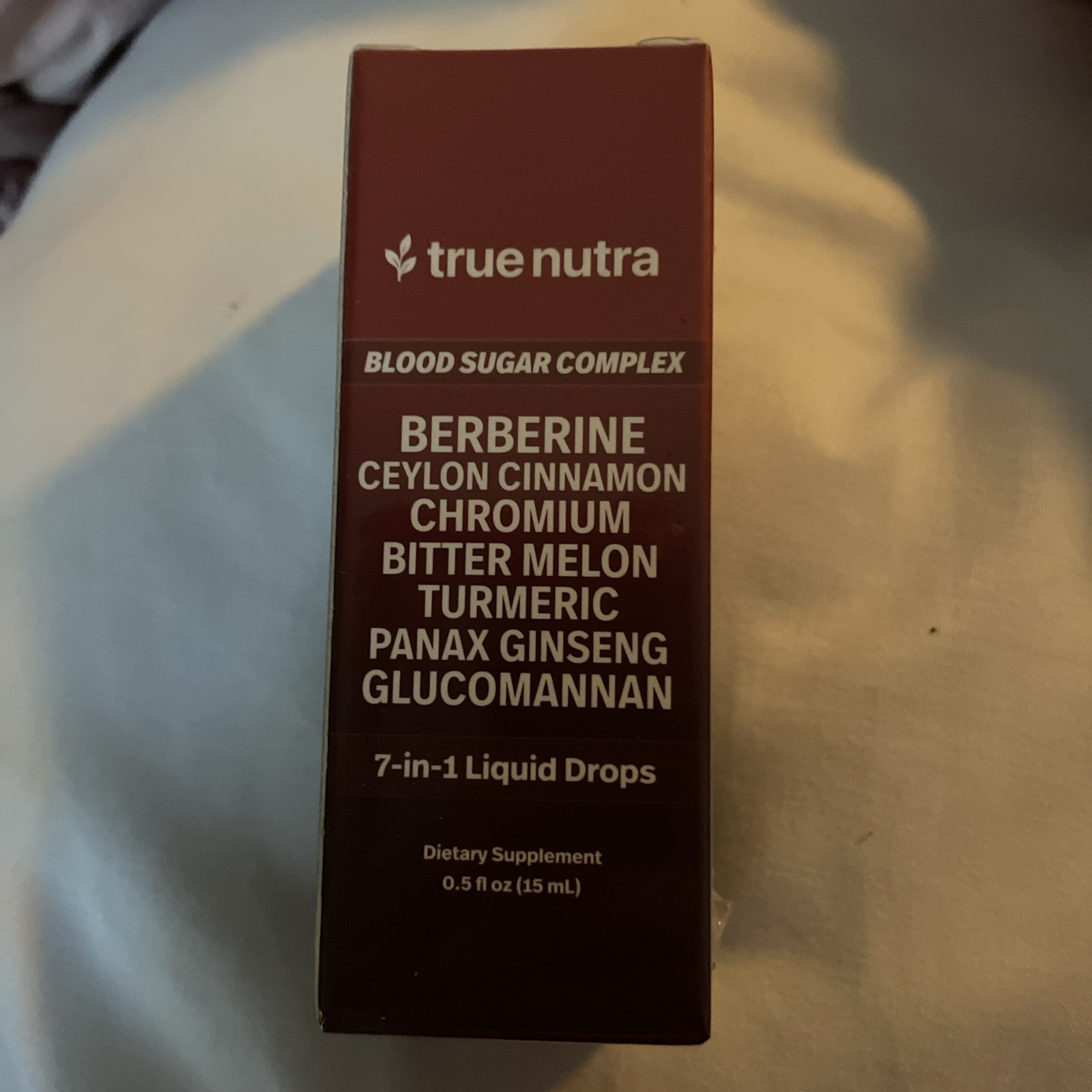 True Nutra Berberine 7 In 1 Liquid Drops. Blood Sugar Complex
